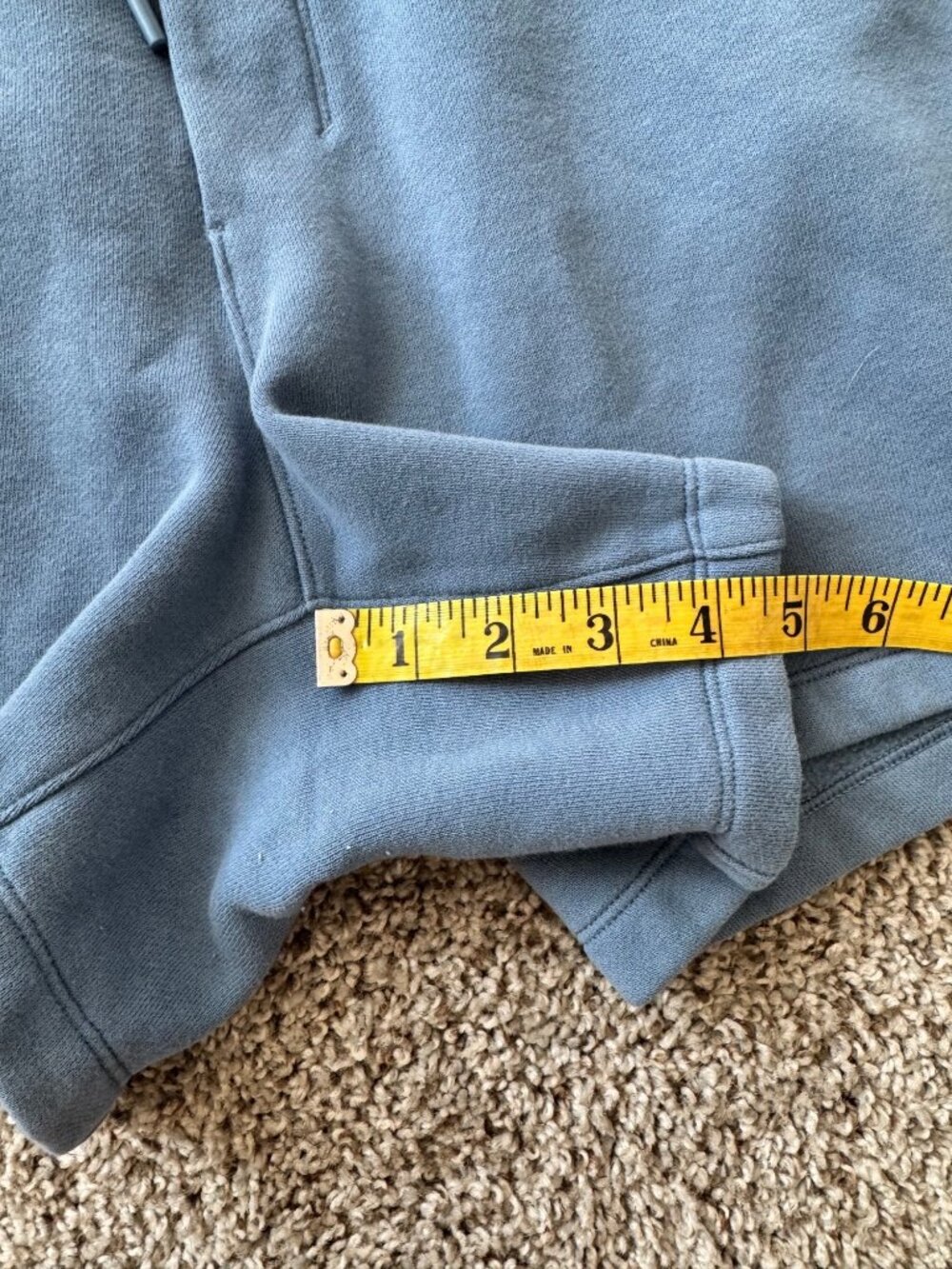 Lululemon Mens Steady State Shorts Blue Loungewear 5" Inseam Mens Size L - Picture 7 of 8